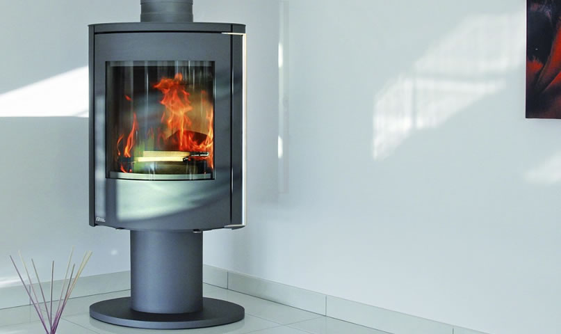 Poele-bois-Nara-gris-porte-acier