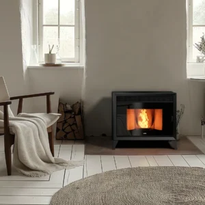Poêle à granulés Nobis B10 V Ulisse Classic installé par GM Confort à Salon-de-Provence (Bouches-du-Rhône)