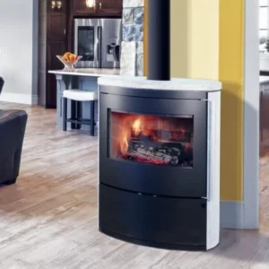Poêle à bois Fonte Flamme Bombay installé par GM Confort à Salon-de-Provence (Bouches-du-Rhône)