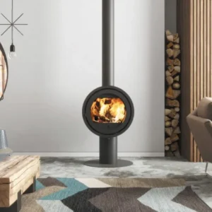 Poêle à bois Fonte Flamme Dik Geurts Odin Sur Pied installé par GM Confort à Salon-de-Provence (Bouches-du-Rhône)