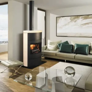 Poêle à bois Fonte Flamme Fifti installé par GM Confort à Salon-de-Provence (Bouches-du-Rhône)