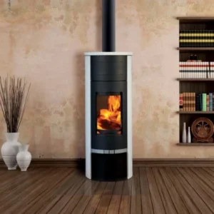 Poêle à bois Fonte Flamme Havana installé par GM Confort à Salon-de-Provence (Bouches-du-Rhône)