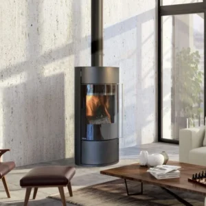 Poêle à bois Fonte Flamme Lona installé par GM Confort à Salon-de-Provence (Bouches-du-Rhône)