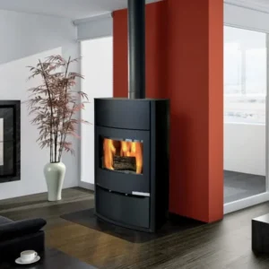 Poêle à bois Fonte Flamme Magma installé par GM Confort à Salon-de-Provence (Bouches-du-Rhône)