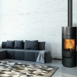 Poêle à bois Fonte Flamme Managa installé par GM Confort à Salon-de-Provence (Bouches-du-Rhône)