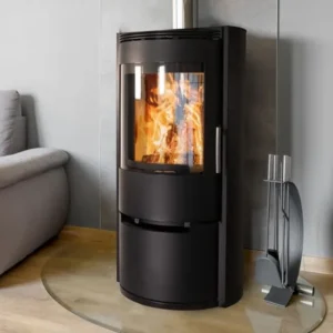 Poêle à bois Fonte Flamme Mazan installé par GM Confort à Salon-de-Provence (Bouches-du-Rhône)