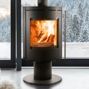 Poêle à bois Fonte Flamme Nara installé par GM Confort à Salon-de-Provence (Bouches-du-Rhône)