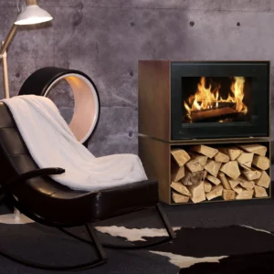 Poêle à bois Nordlys Zeta installé par GM Confort à Salon-de-Provence (Bouches-du-Rhône)