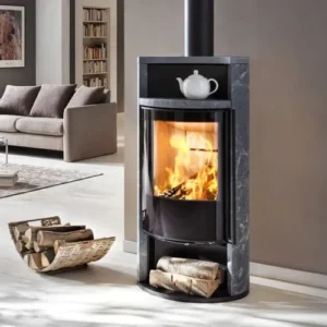 Poêle à bois Spartherm Sino City installé par GM Confort à Salon-de-Provence (Bouches-du-Rhône)
