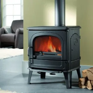 Fonte Flamme - 64 CB 2 Poêle à bois Z Fonte Flamme 64 Cb - vue 2 - GM Confort Salon-de-Provence