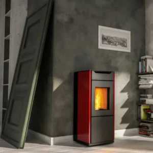 Poêle à granulés Nobis A08 Quadra Top installé par GM Confort à Salon-de-Provence (Bouches-du-Rhône)
