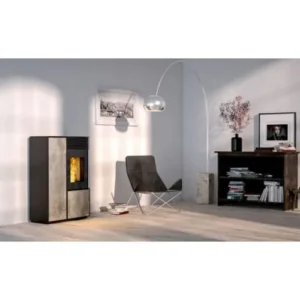 Poêle à granulés Nobis A10 Light Coax installé par GM Confort à Salon-de-Provence (Bouches-du-Rhône)