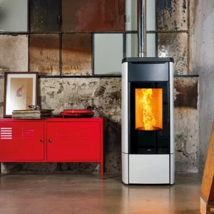 Poêle à granulés Nobis A13 Plus Zenith installé par GM Confort à Salon-de-Provence (Bouches-du-Rhône)