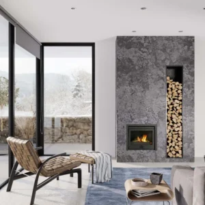 Insert à bois Dovre 2520S V2 installé par GM Confort à Salon-de-Provence (Bouches-du-Rhône)