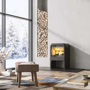Poêle à bois Dovre Rock 350 sur tablette installé par GM Confort à Salon-de-Provence (Bouches-du-Rhône)